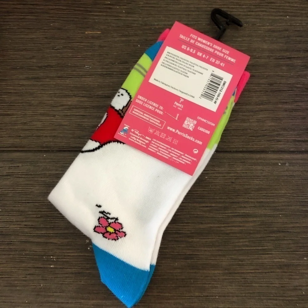 The Smurfs white smurfit Woman’s Crew socks